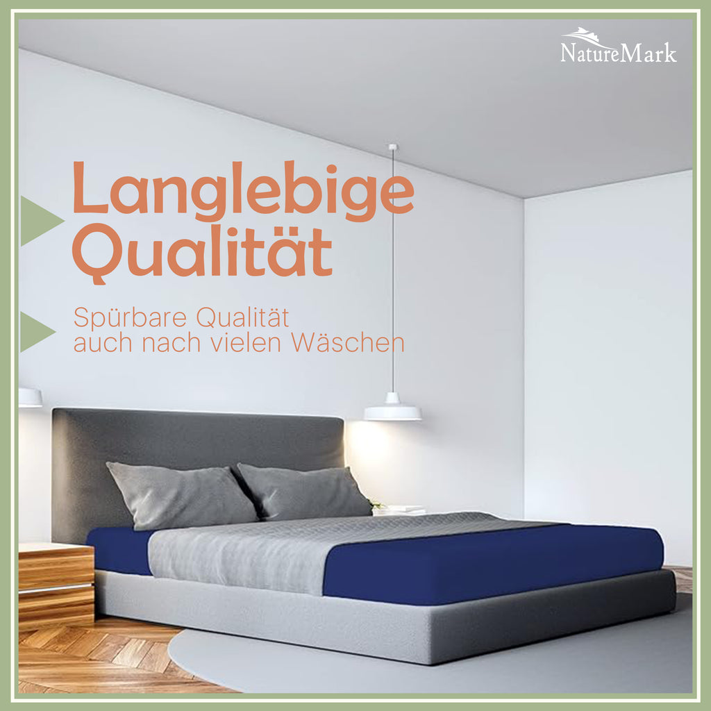Gebürstete Mikrofaser Spannbettlaken 2er-Pack
