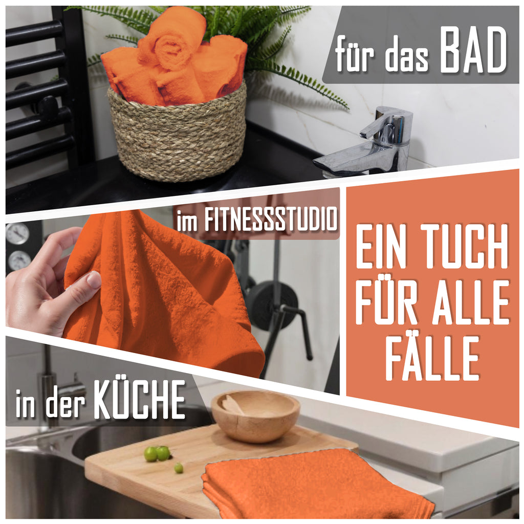 Frottier Seiftücher 10er Pack 30x30cm, 100% Baumwolle