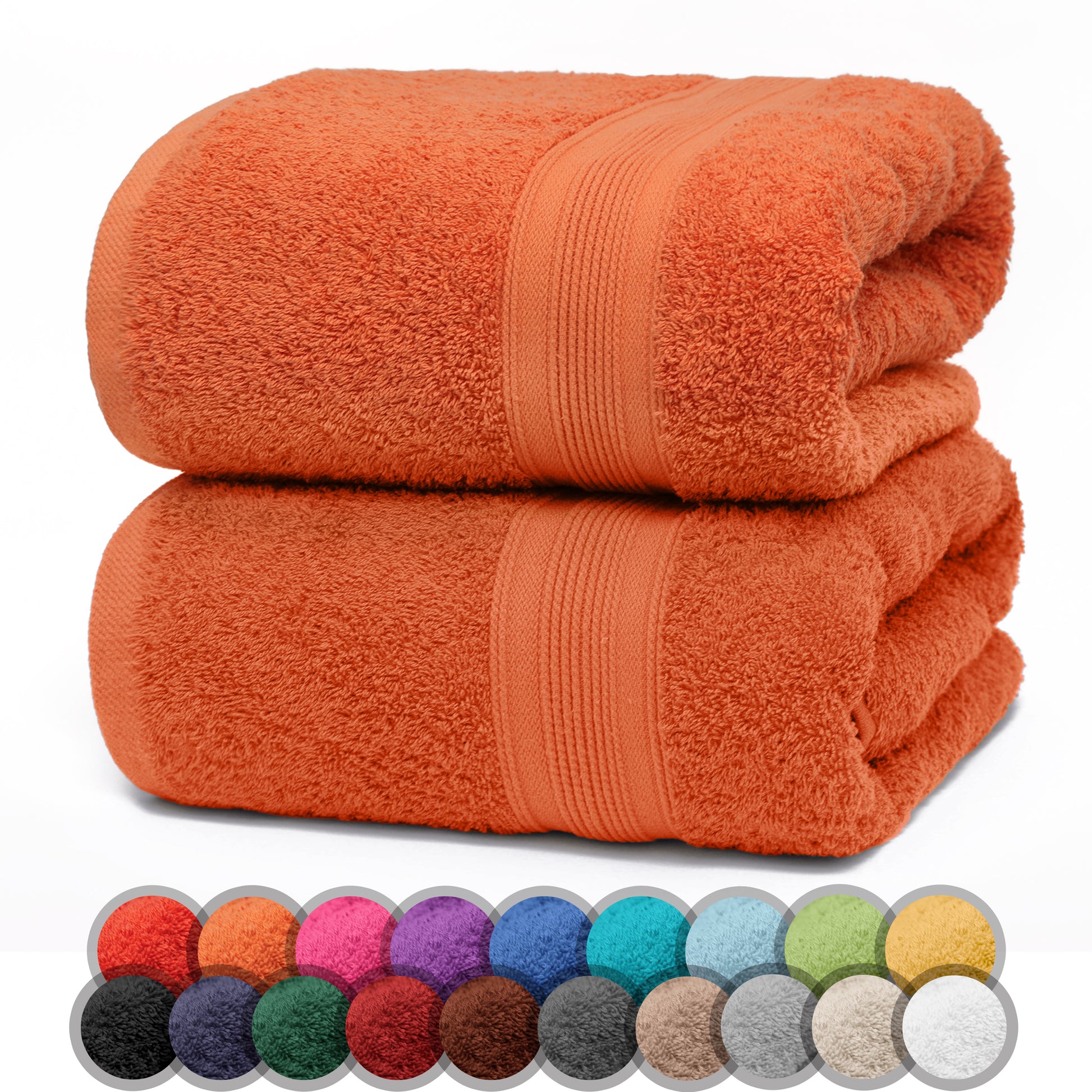 NatureMark 2er Pack DUSCHTÜCHER Premium Qualität 70x140cm DUSCHTUCH Dusch-Handtuch Doppelpack