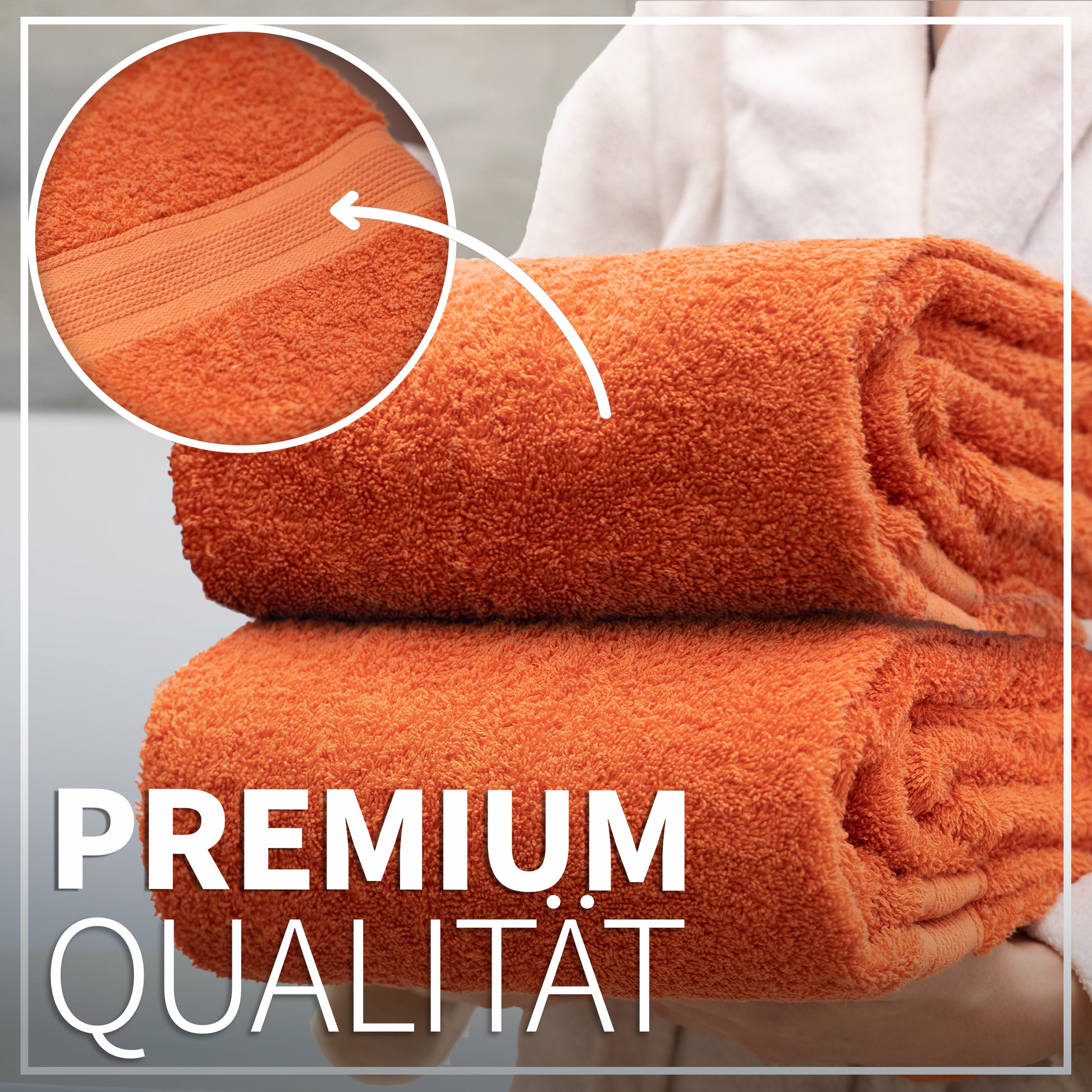 NatureMark 2er Pack DUSCHTÜCHER Premium Qualität 70x140cm DUSCHTUCH Dusch-Handtuch Doppelpack