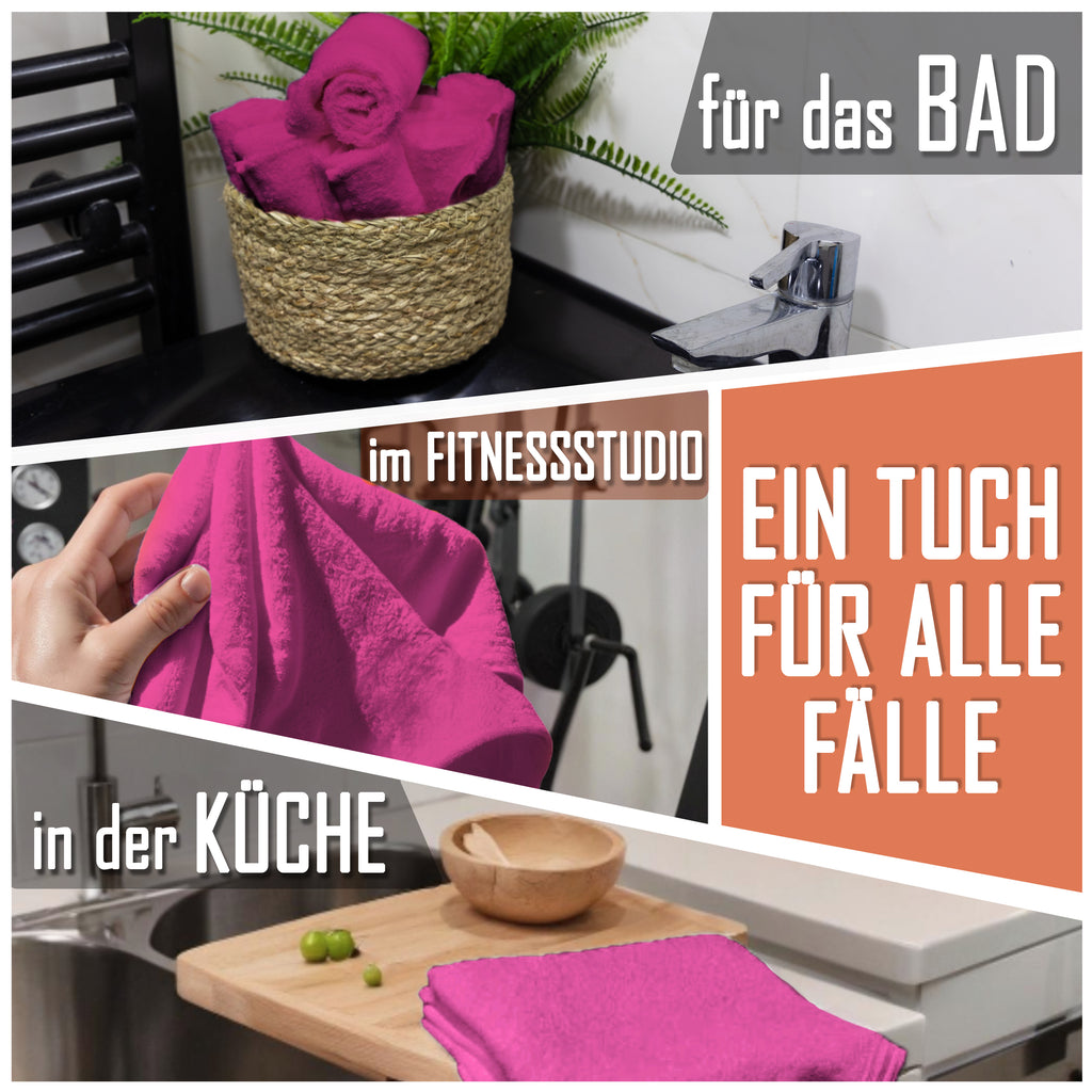 Frottier Seiftücher 10er Pack 30x30cm, 100% Baumwolle