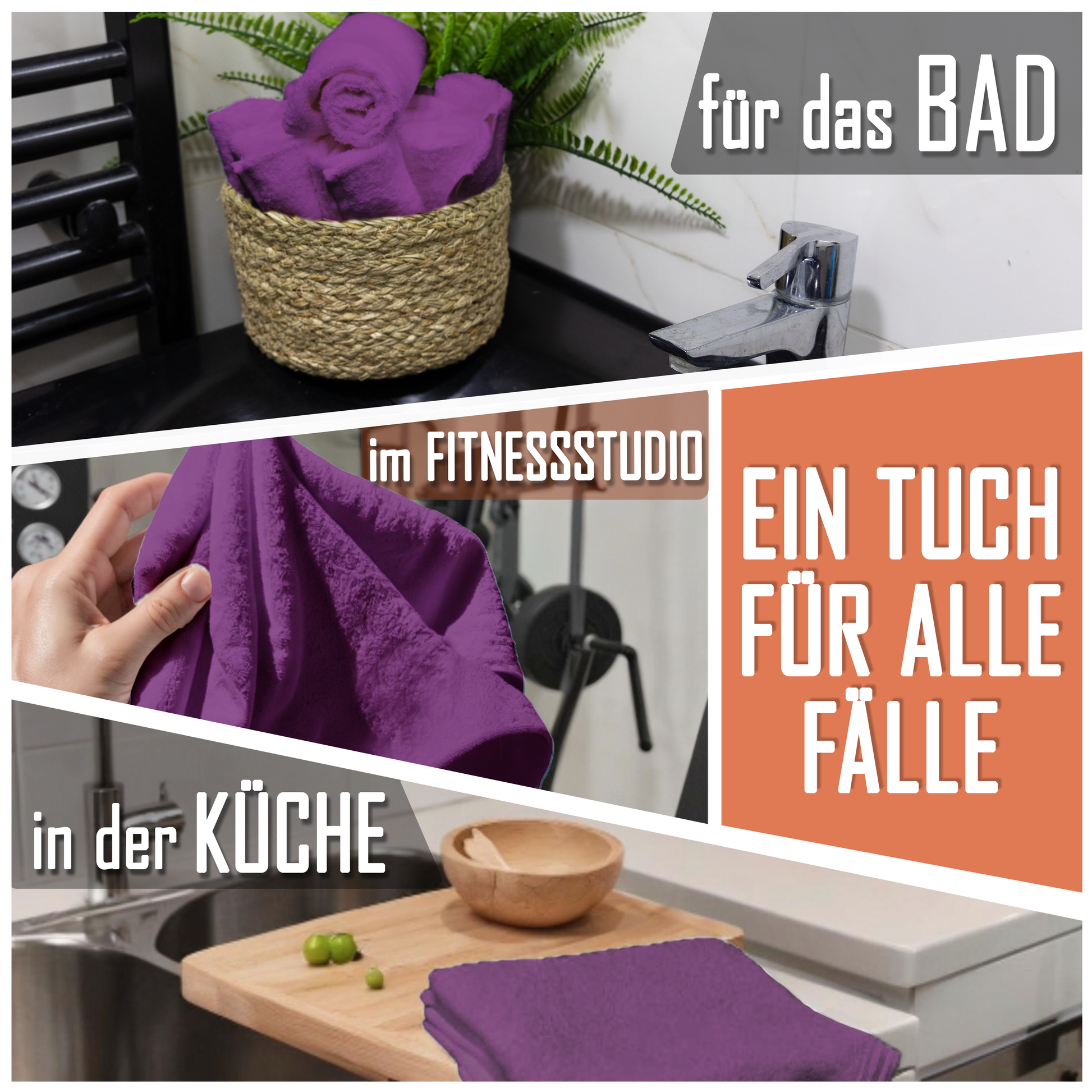 Frottier Seiftücher 10er Pack 30x30cm, 100% Baumwolle
