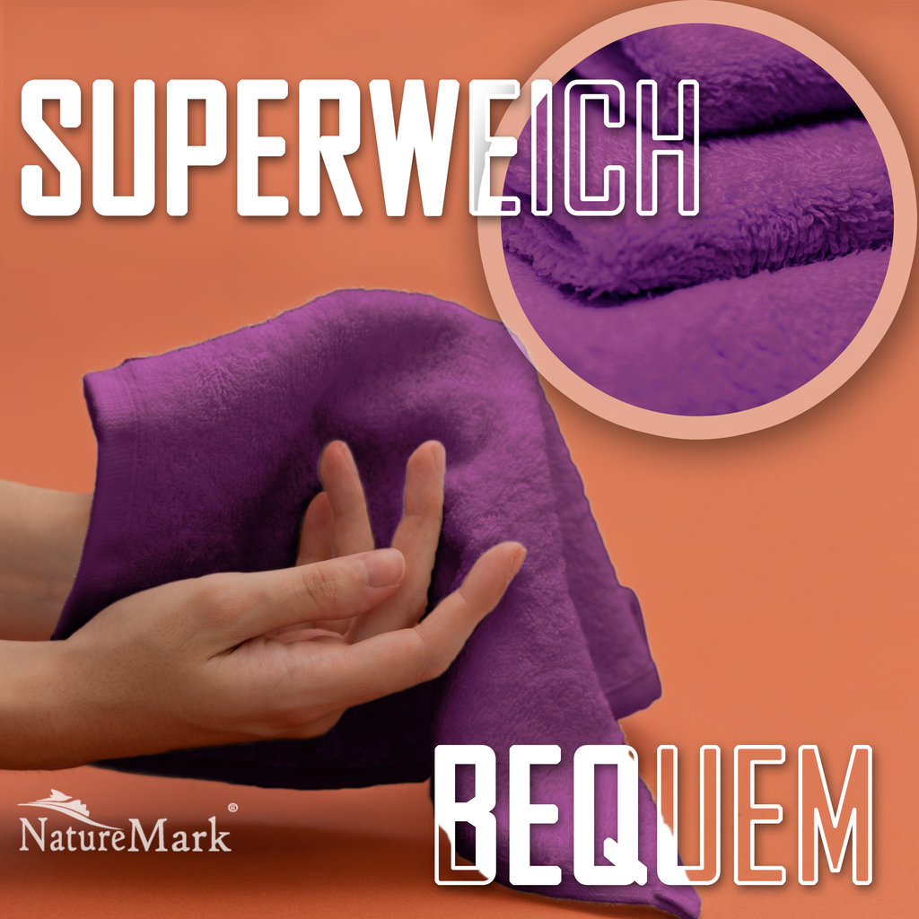 Frottier Seiftücher 10er Pack 30x30cm, 100% Baumwolle