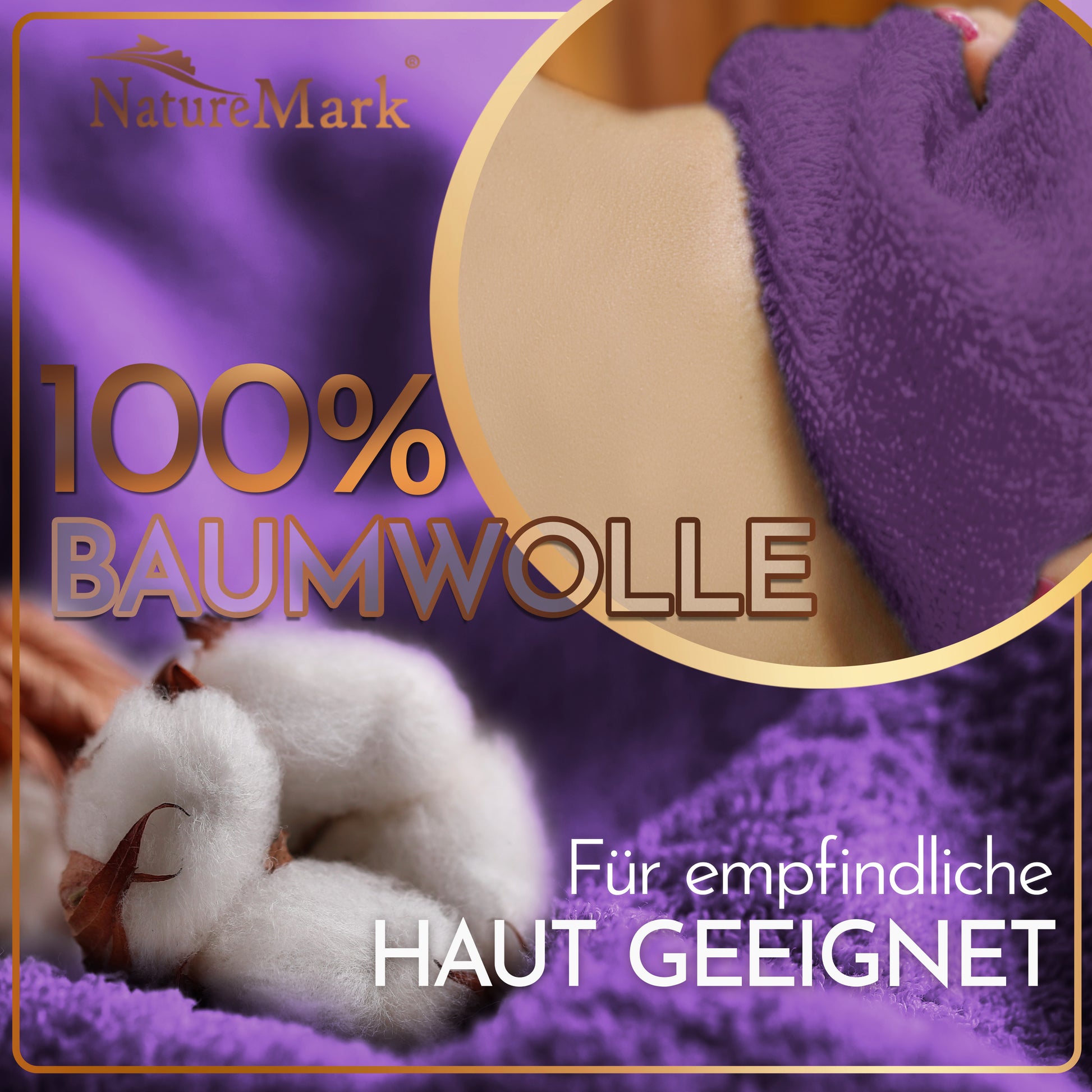 NatureMark 2er Pack SAUNATÜCHER Premium Qualität 80x200cm SAUNATUCH Sauna-Handtuch 100% Baumwolle Farbe: Schwarz