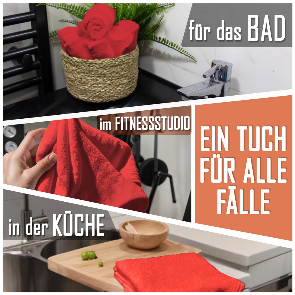 Frottier Seiftücher 10er Pack 30x30cm, 100% Baumwolle