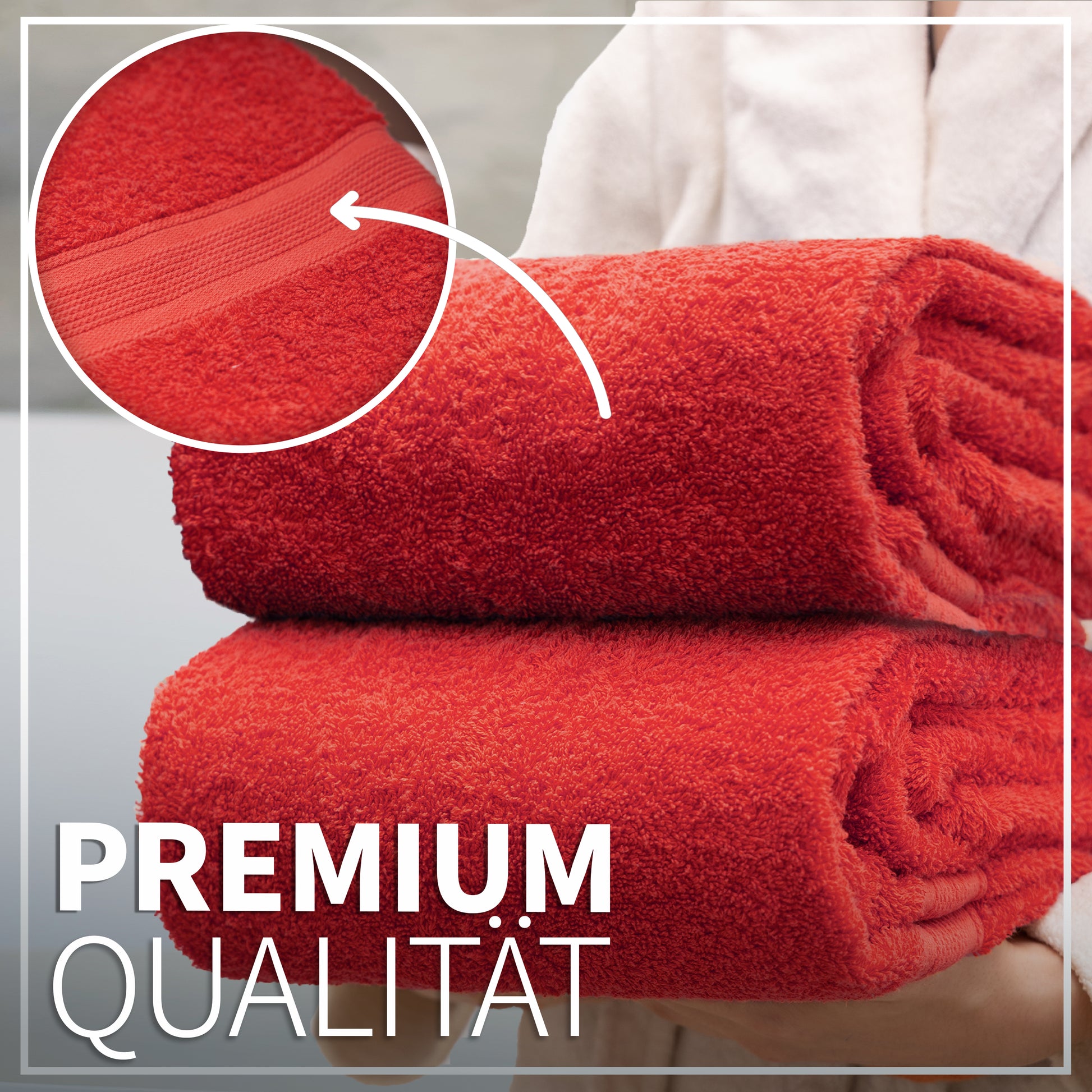 NatureMark 2er Pack DUSCHTÜCHER Premium Qualität 70x140cm DUSCHTUCH Dusch-Handtuch Doppelpack