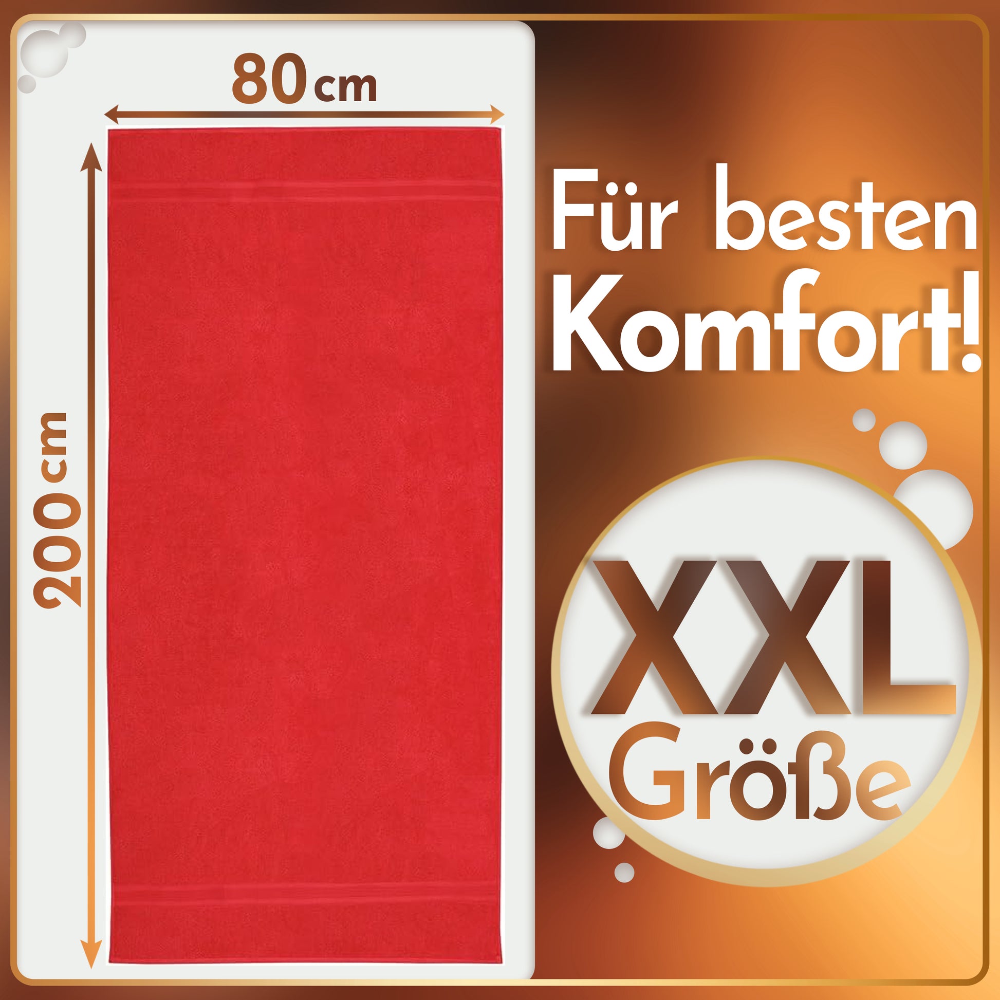 NatureMark 2er Pack SAUNATÜCHER Premium Qualität 80x200cm SAUNATUCH Sauna-Handtuch 100% Baumwolle Farbe: Schwarz