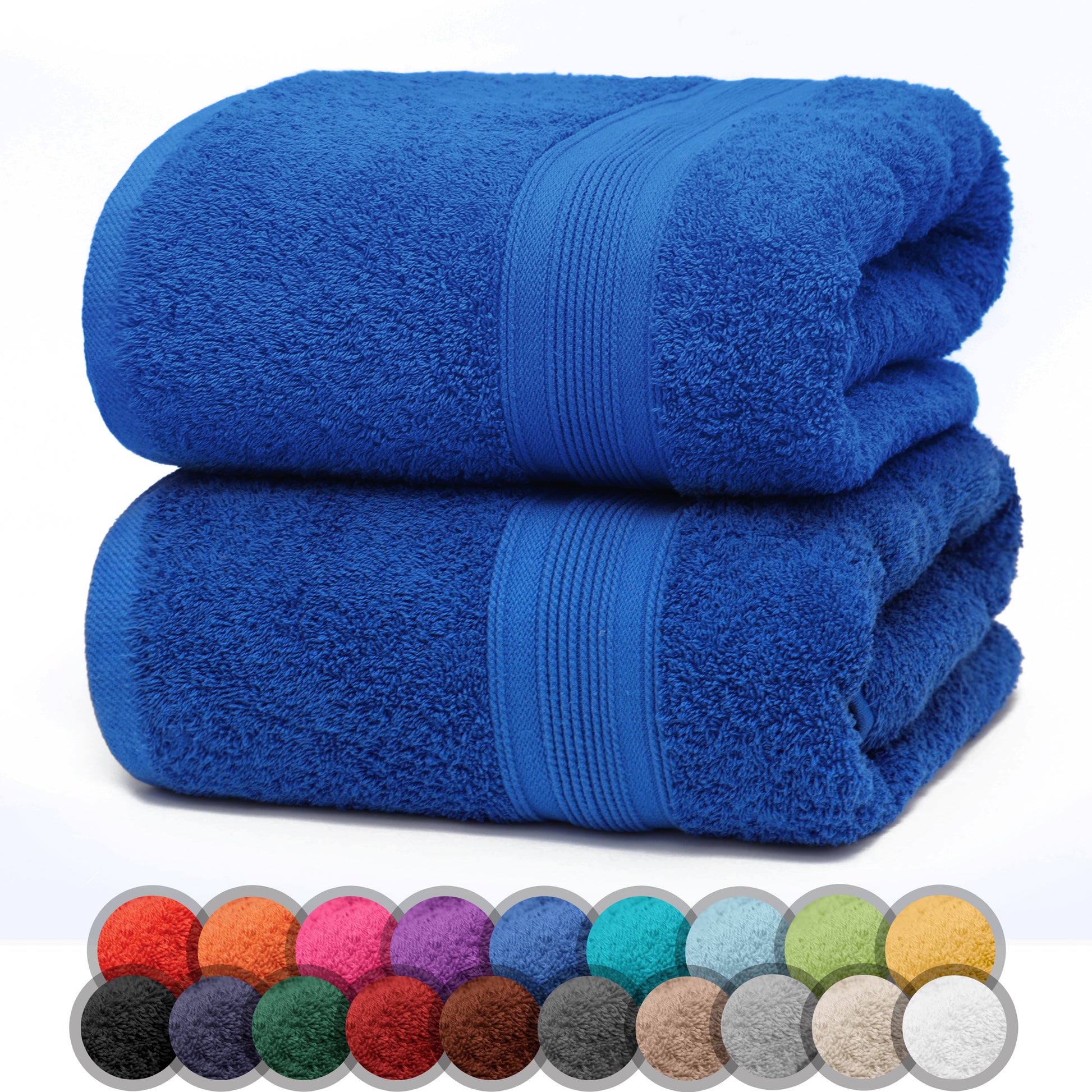 NatureMark 2er Pack DUSCHTÜCHER Premium Qualität 70x140cm DUSCHTUCH Dusch-Handtuch Doppelpack