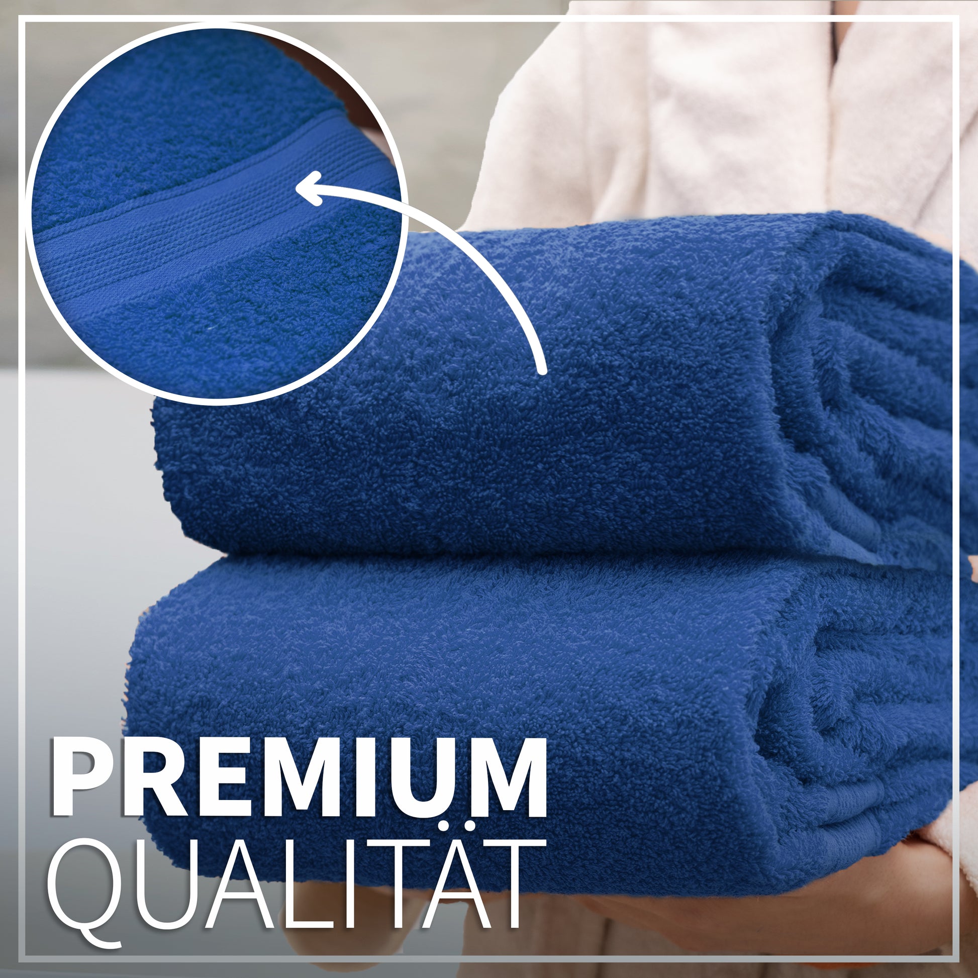 NatureMark 2er Pack DUSCHTÜCHER Premium Qualität 70x140cm DUSCHTUCH Dusch-Handtuch Doppelpack