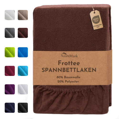 Frottee Spannbettlaken in verschiedenen Farben & Größen