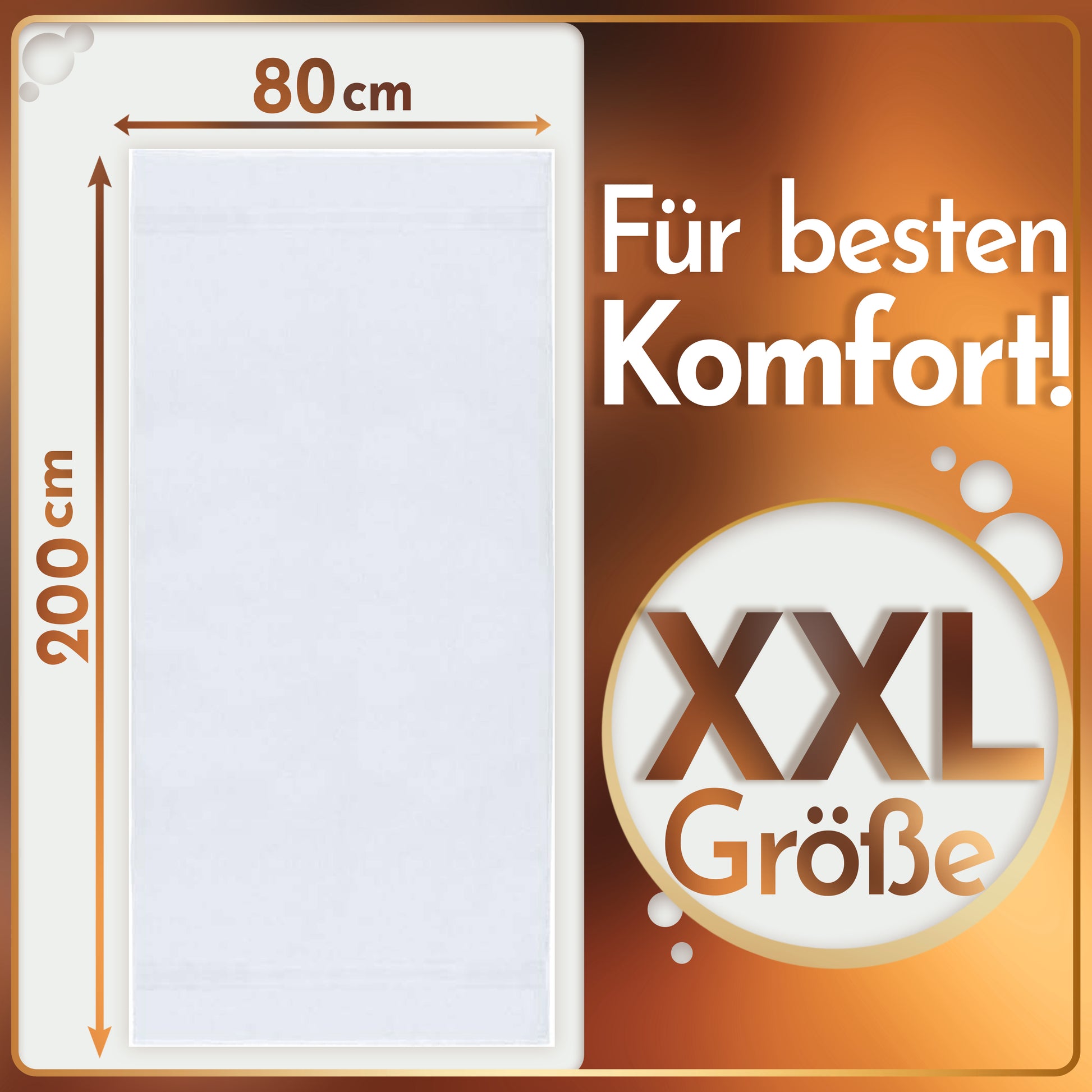 NatureMark 2er Pack SAUNATÜCHER Premium Qualität 80x200cm SAUNATUCH Sauna-Handtuch 100% Baumwolle Farbe: Schwarz
