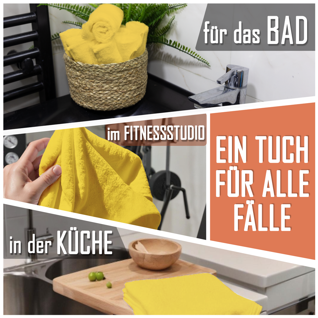Frottier Seiftücher 10er Pack 30x30cm, 100% Baumwolle