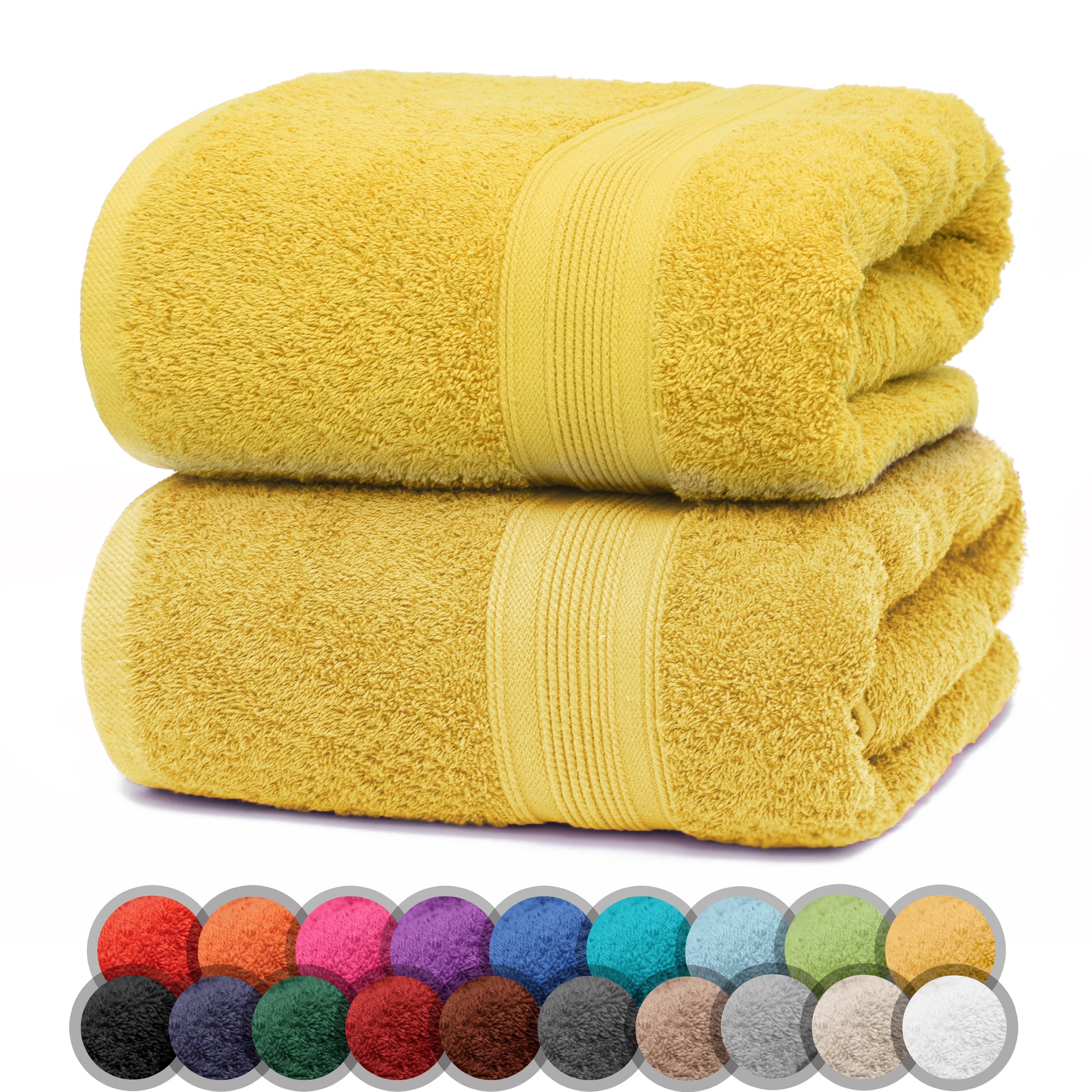 NatureMark 2er Pack DUSCHTÜCHER Premium Qualität 70x140cm DUSCHTUCH Dusch-Handtuch Doppelpack