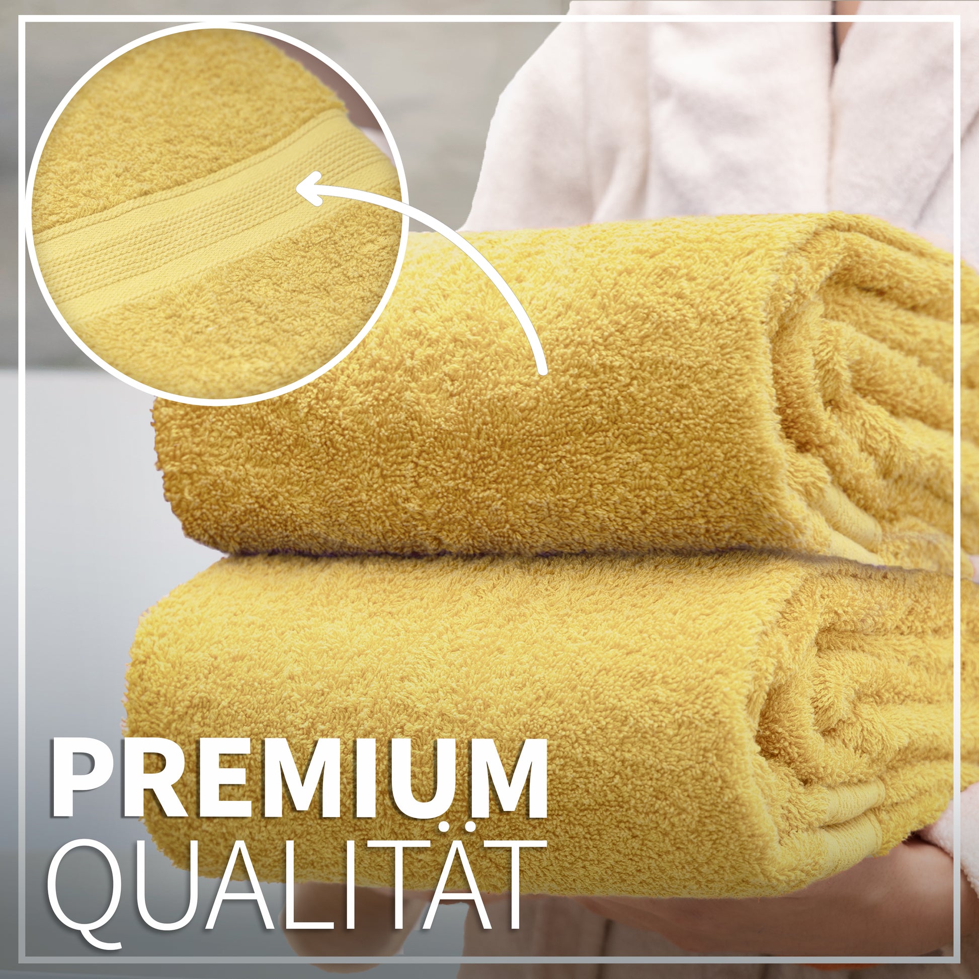 NatureMark 2er Pack DUSCHTÜCHER Premium Qualität 70x140cm DUSCHTUCH Dusch-Handtuch Doppelpack