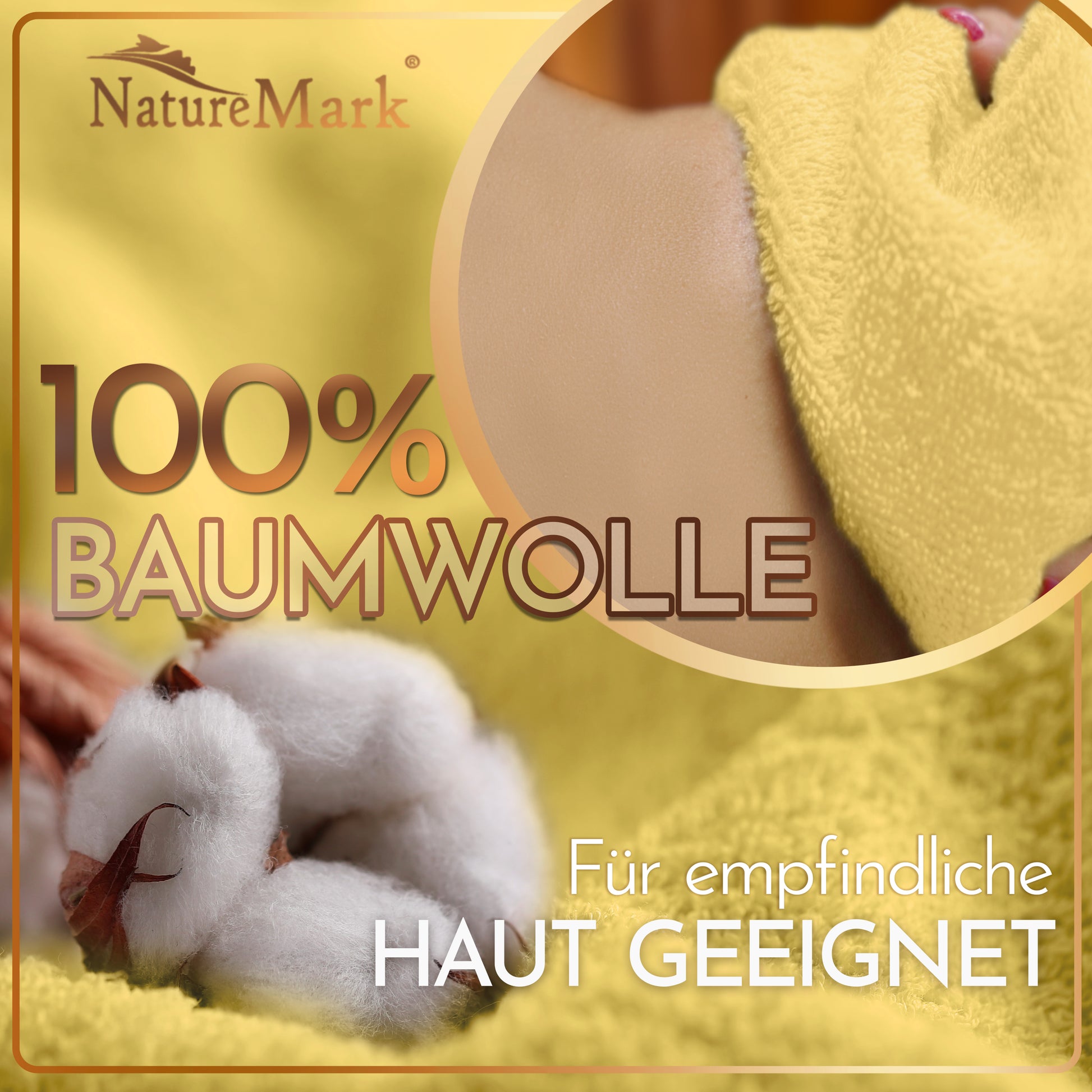 NatureMark 2er Pack SAUNATÜCHER Premium Qualität 80x200cm SAUNATUCH Sauna-Handtuch 100% Baumwolle Farbe: Schwarz