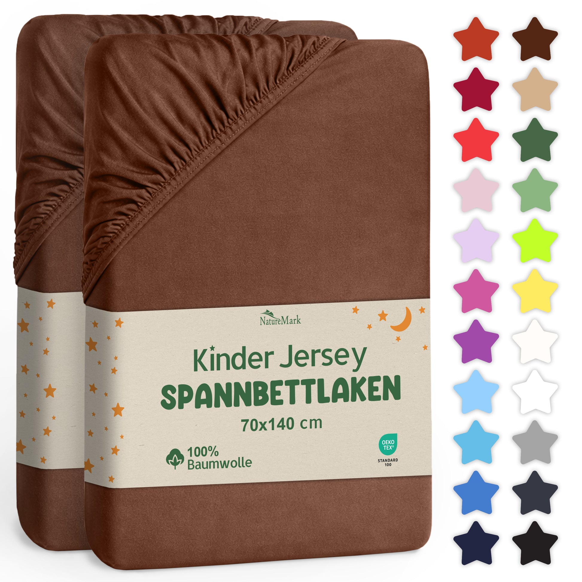 Jersey Spannbettlaken 70 X 140 + 20CM