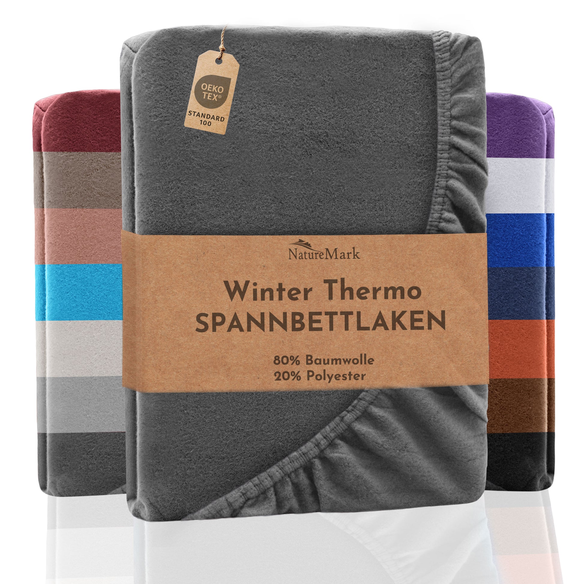 Teddy Flausch Spannbettlaken / Thermo Fleece Spannbettlaken in verschiedenen Farben & Größen