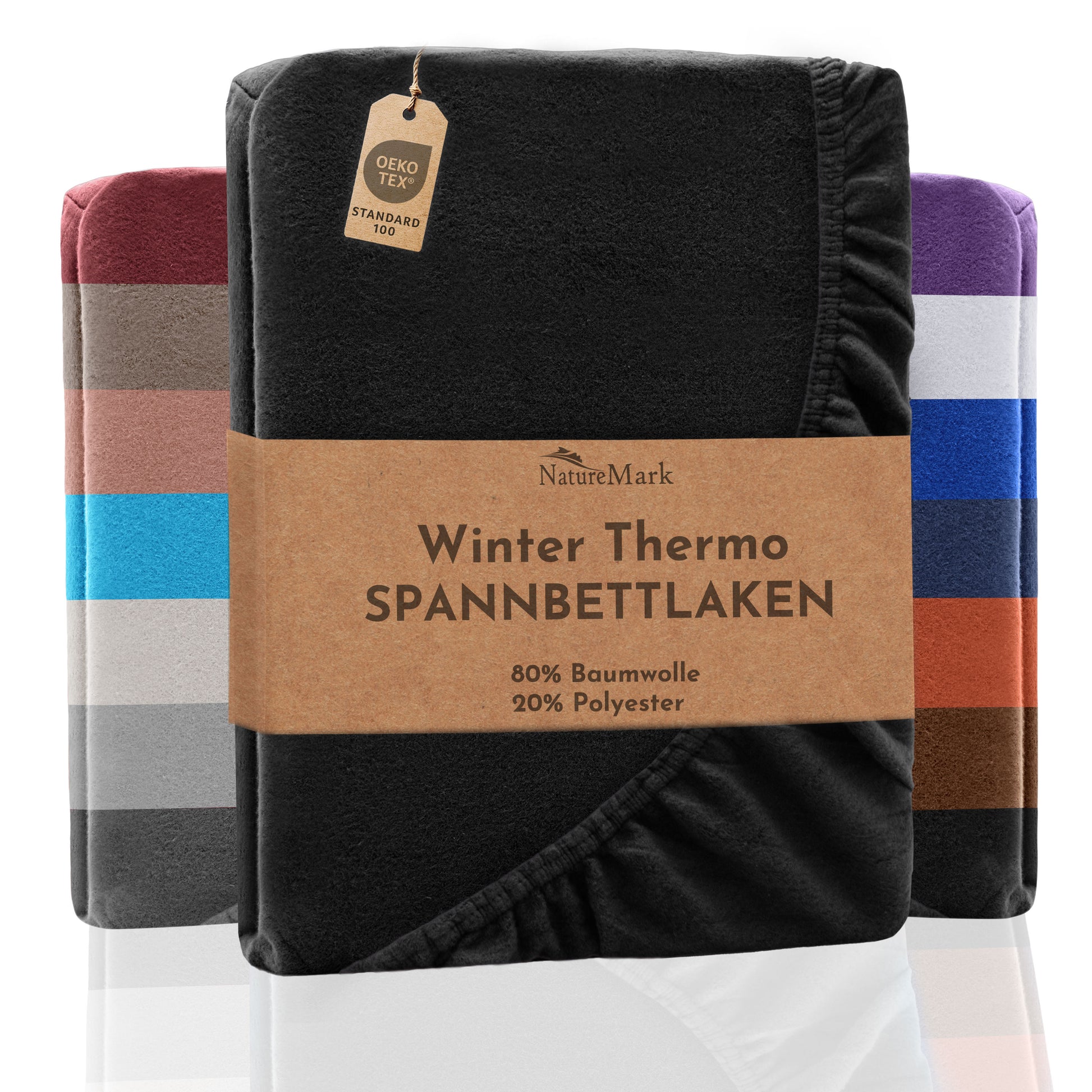 Teddy Flausch Spannbettlaken / Thermo Fleece Spannbettlaken in verschiedenen Farben & Größen