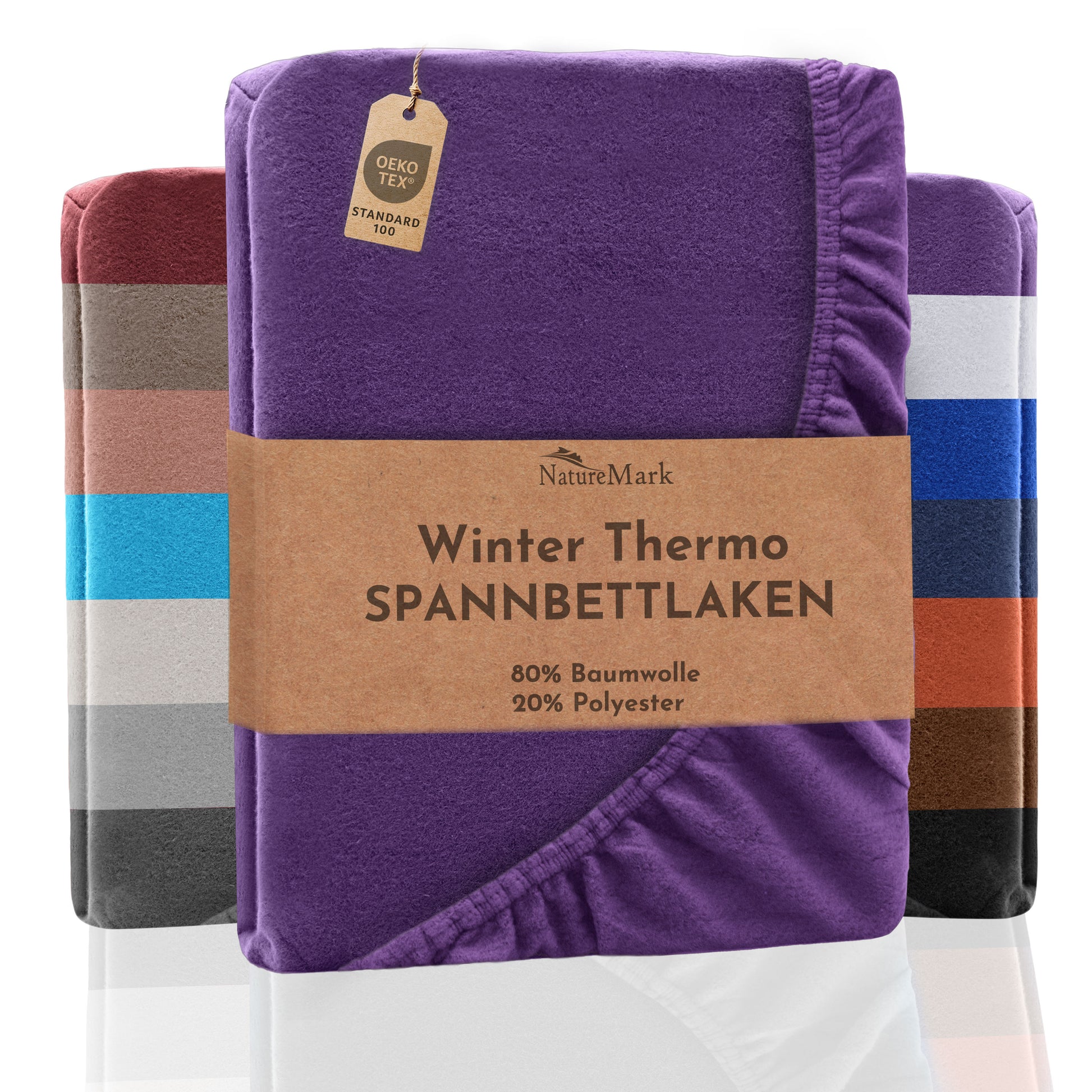 Teddy Flausch Spannbettlaken / Thermo Fleece Spannbettlaken in verschiedenen Farben & Größen