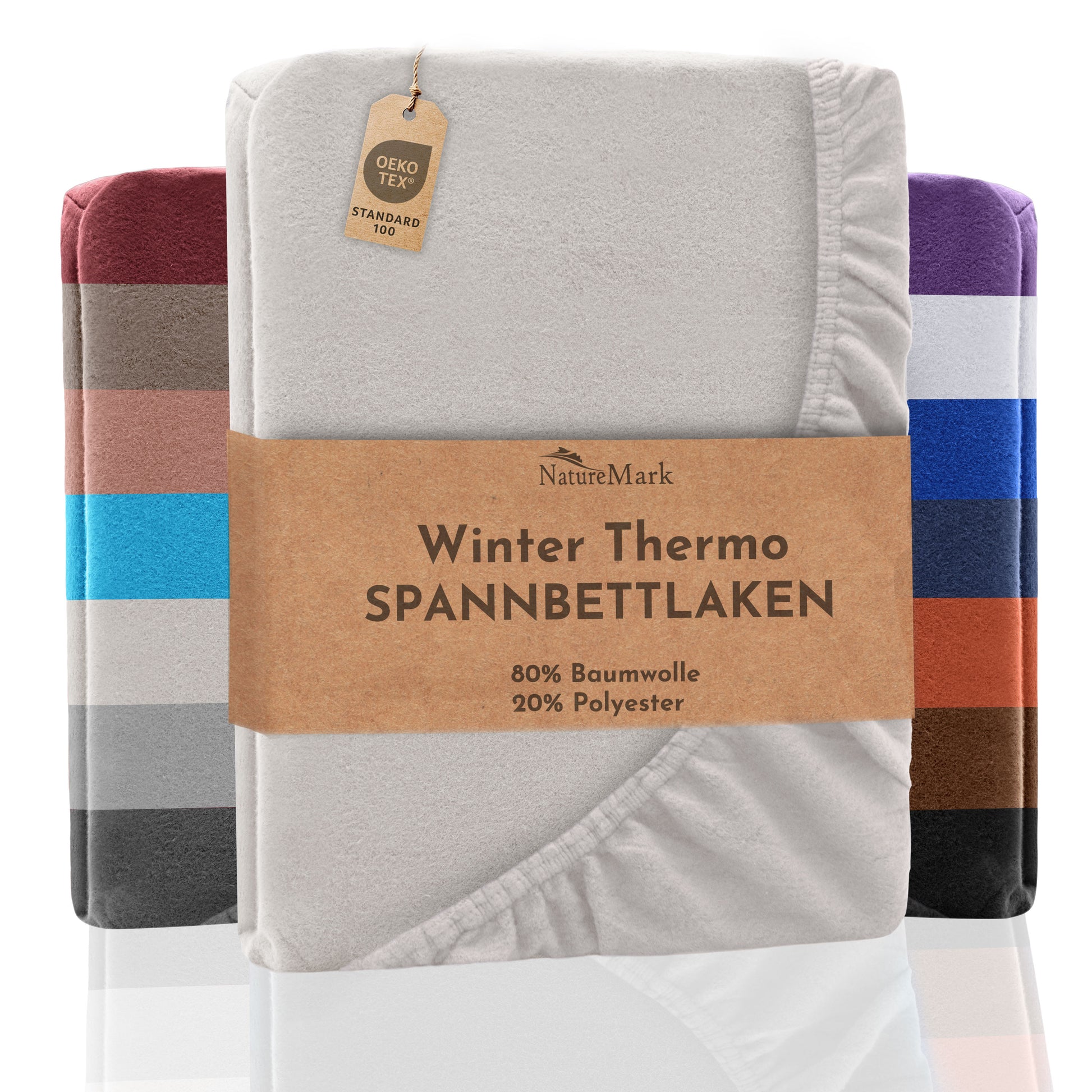 Teddy Flausch Spannbettlaken / Thermo Fleece Spannbettlaken in verschiedenen Farben & Größen