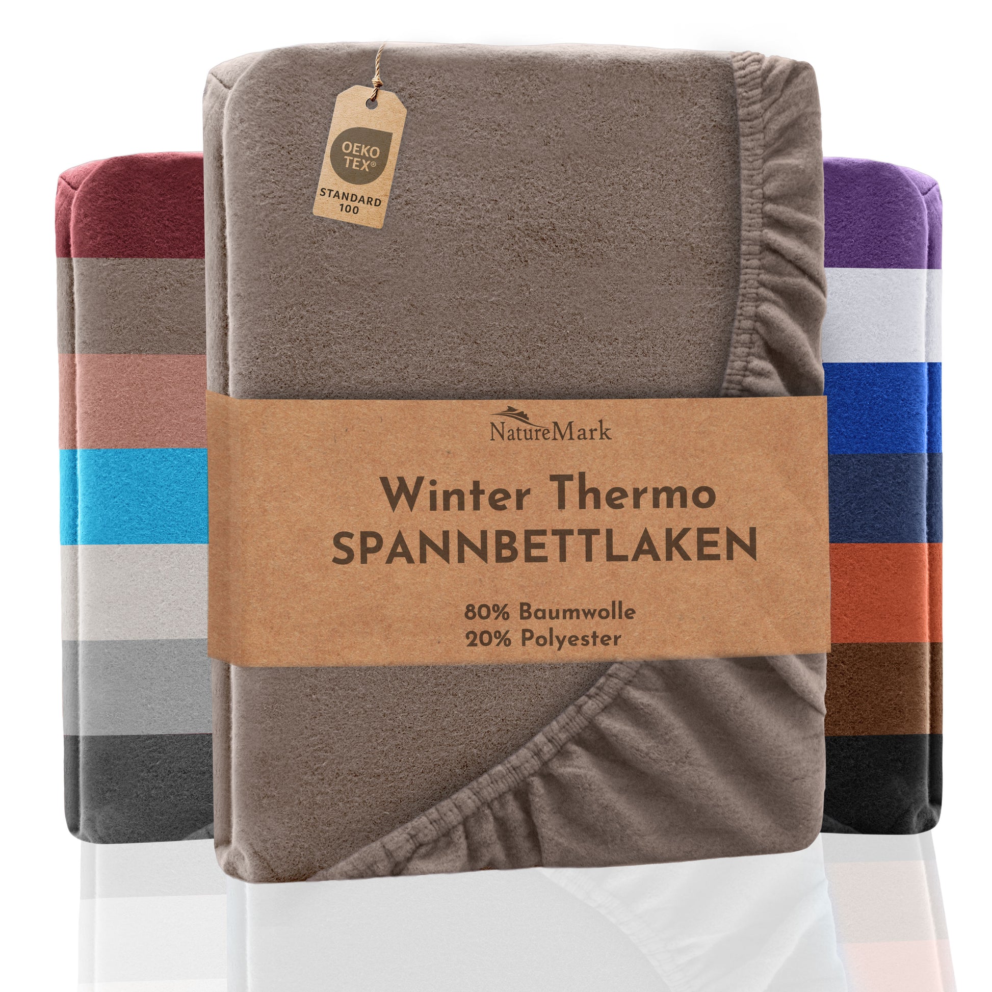 Teddy Flausch Spannbettlaken / Thermo Fleece Spannbettlaken in verschiedenen Farben & Größen