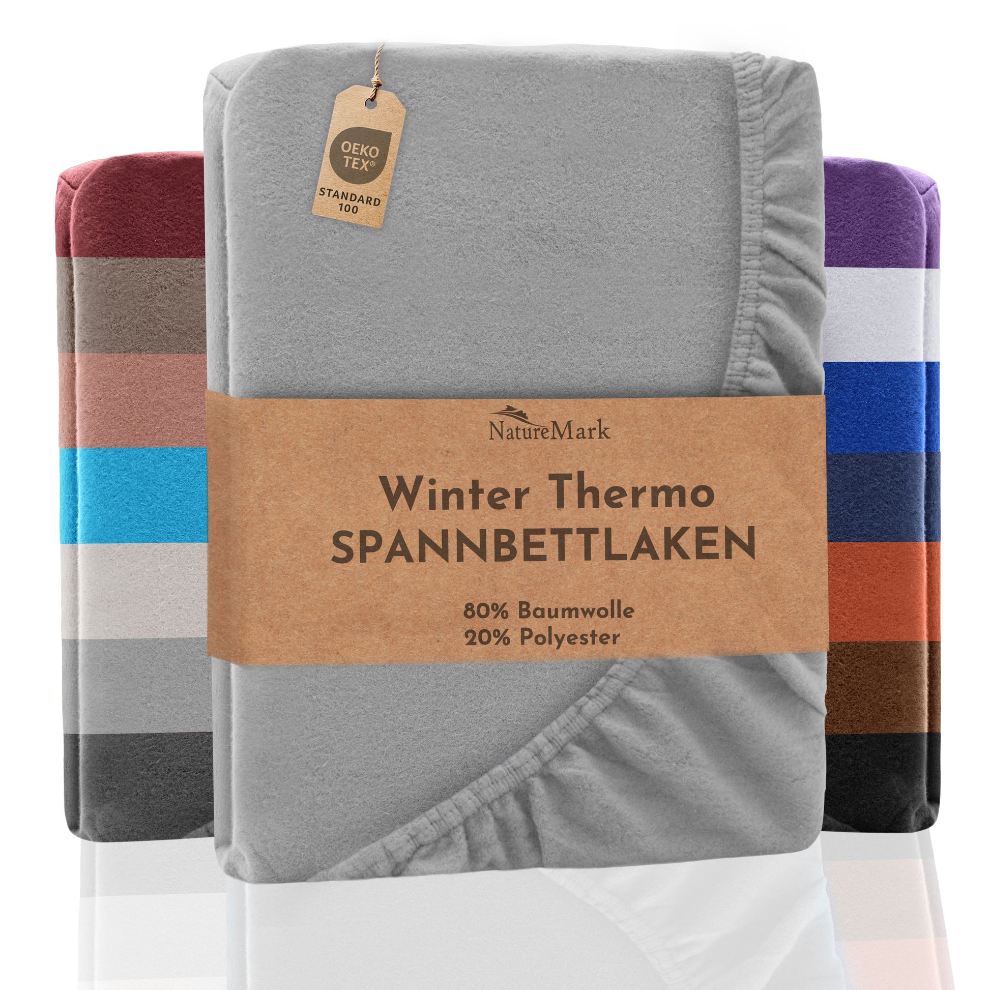 Teddy Flausch Spannbettlaken / Thermo Fleece Spannbettlaken in verschiedenen Farben & Größen
