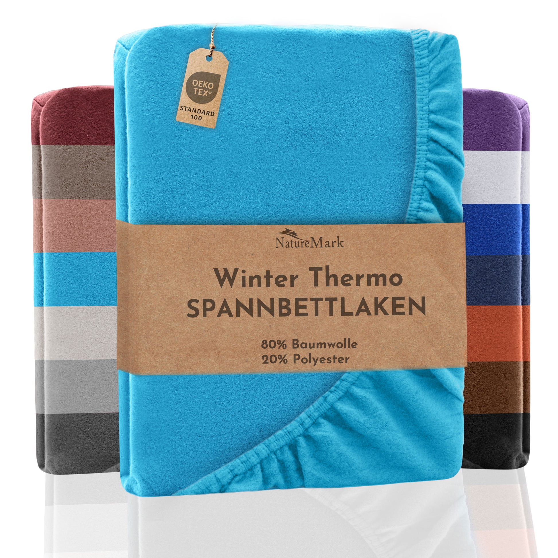 Teddy Flausch Spannbettlaken / Thermo Fleece Spannbettlaken in verschiedenen Farben & Größen