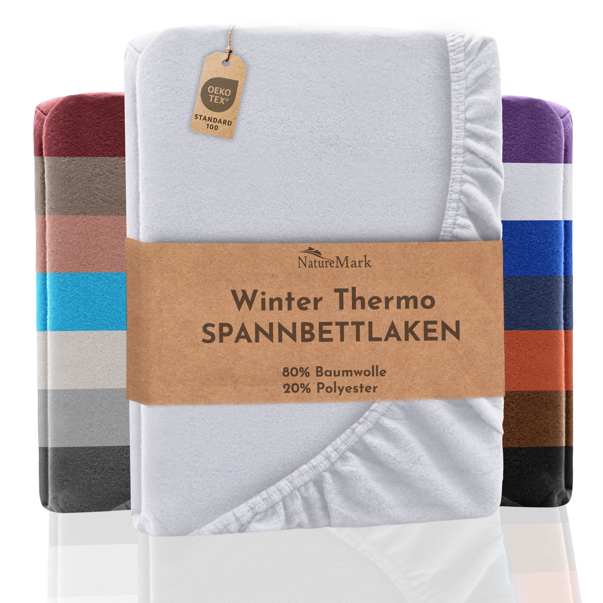 Teddy Flausch Spannbettlaken / Thermo Fleece Spannbettlaken in verschiedenen Farben & Größen